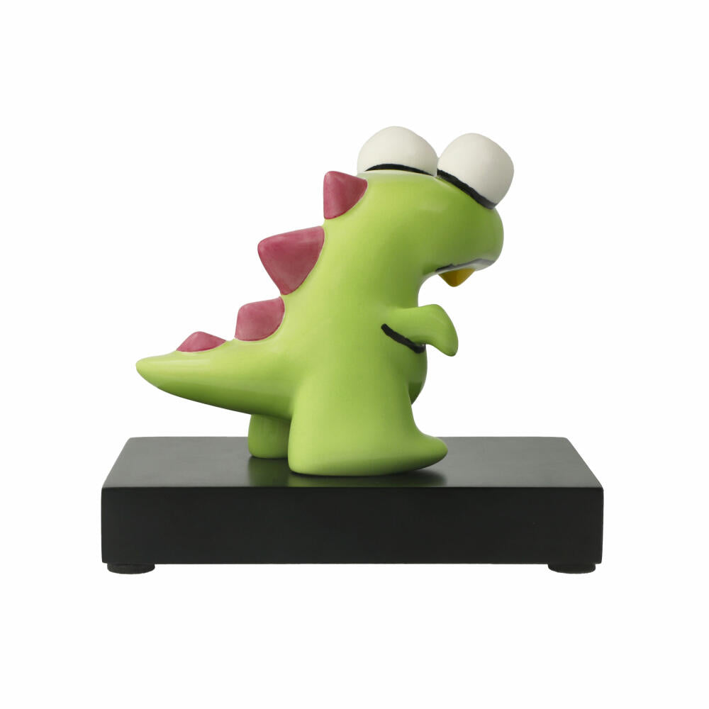 Goebel Figur Ed Heck - Roar, Dinosaurier, Porzellan, Grün, 14 cm, 67200161