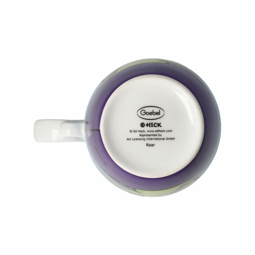 Goebel Künstlertasse Ed Eck - Roar, Fine Bone China, Bunt, 400 ml, 67200191
