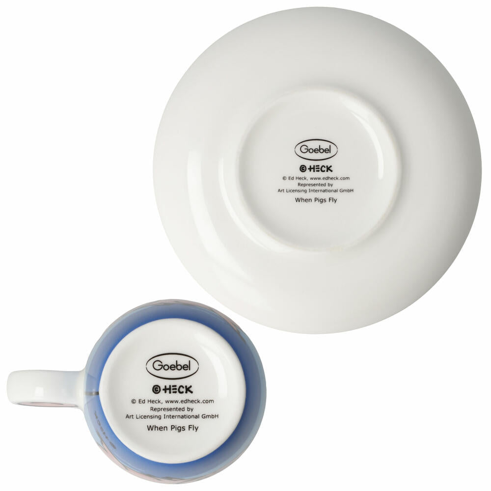 Goebel Espressotasse Ed Eck- When Pigs Fly, Fine Bone China, Bunt, 100 ml, 67200201
