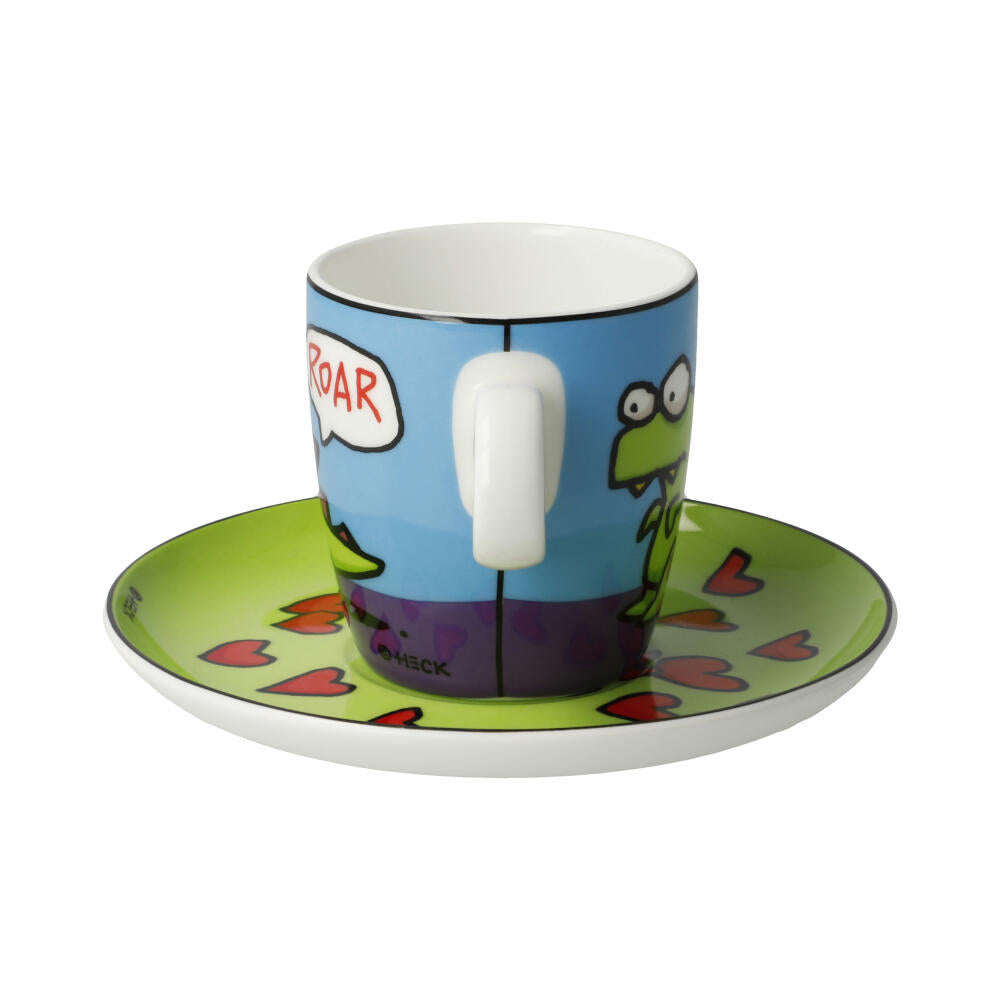Goebel Espressotasse Ed Eck- Roar, Fine Bone China, Bunt, 100 ml, 67200211