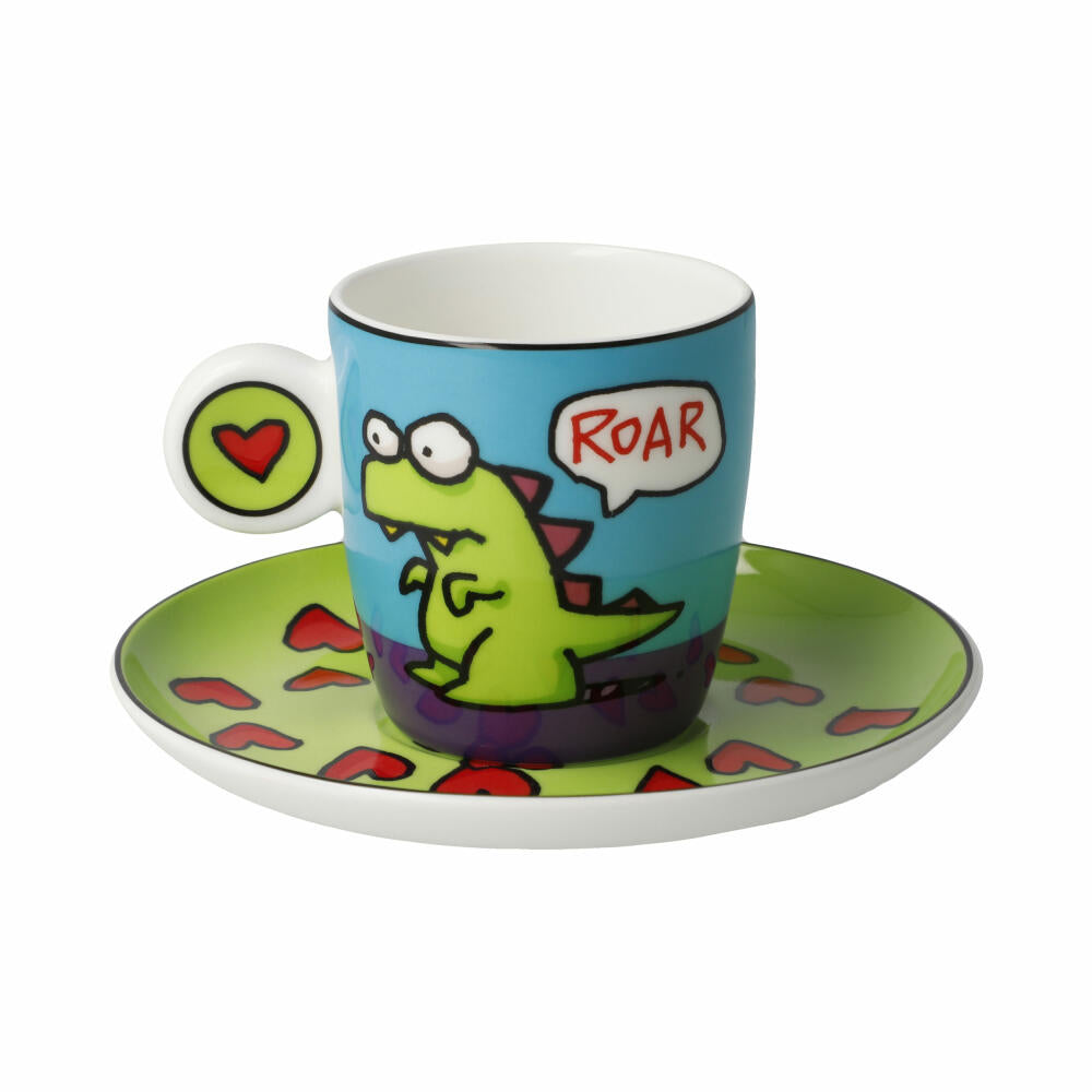 Goebel Espressotasse Ed Eck- Roar, Fine Bone China, Bunt, 100 ml, 67200211