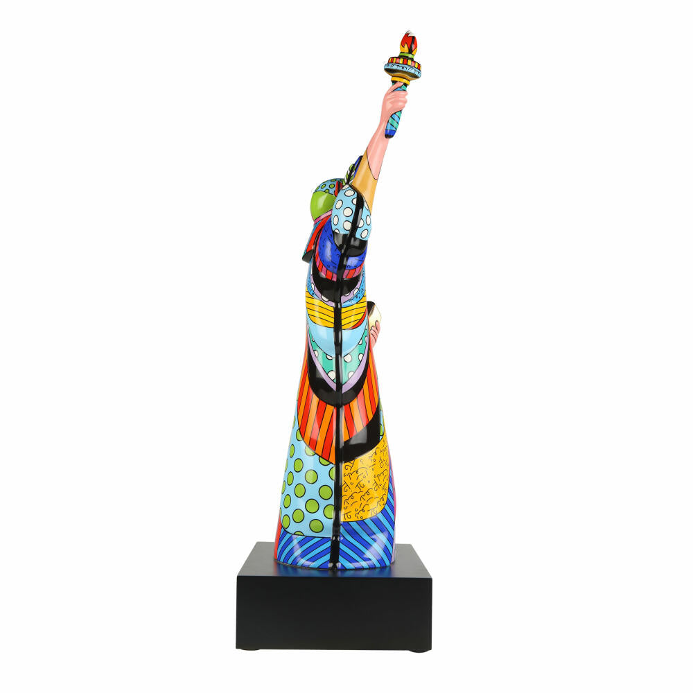 Goebel Figur Romero Britto - Liberty, Porzellan, Bunt, Limited Edition, 69.5 cm, 66453311