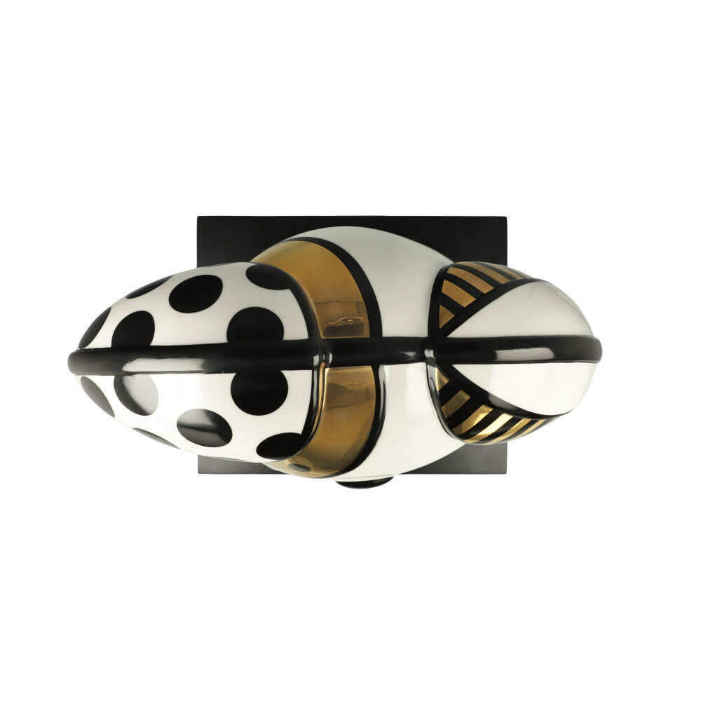 Goebel Figur Romero Britto - Golden Ginger, Porzellan, Gold, Limited Edition, 30 cm, 66453331