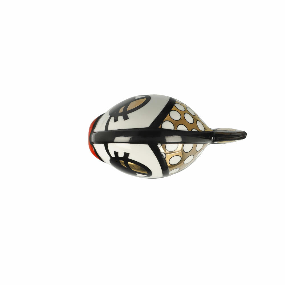 Goebel Figur Romero Britto - Golden Deeply in Love 2, Porzellan, Gold, 28 cm, 66453361