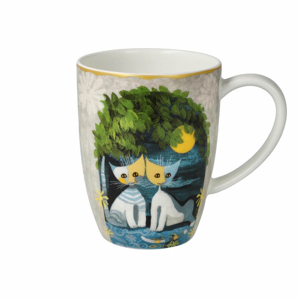 Goebel Künstlertasse R. Wachtmeister - Al chiaro di luna, Fine Bone China, Bunt, 400 ml, 66861371