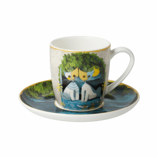 Goebel Espressotasse Rosina  Wachtmeister -Al chiaro di luna, Fine Bone China, 100 ml, 66861391