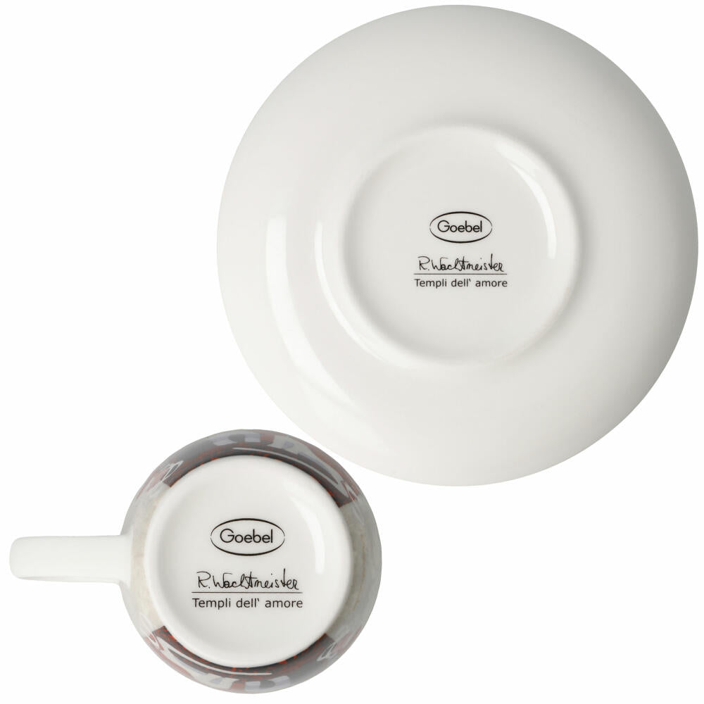 Goebel Espressotasse Rosina Wachtmeister - Templi dell amore, Fine Bone China, 100 ml, 66861401
