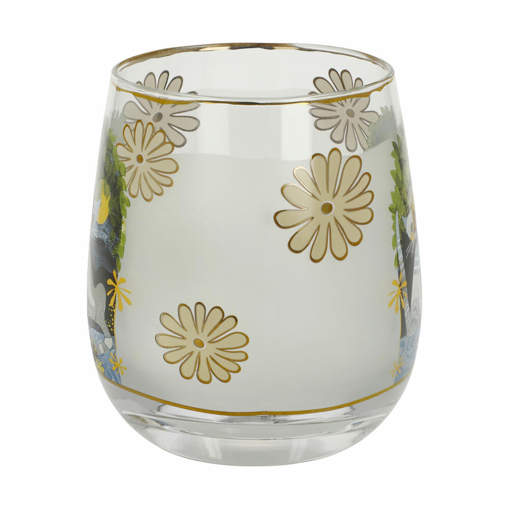 Goebel Windlicht Rosina Wachtmeister - Al chiaro di luna, Glas, Bunt, 9.5 cm, 66861411