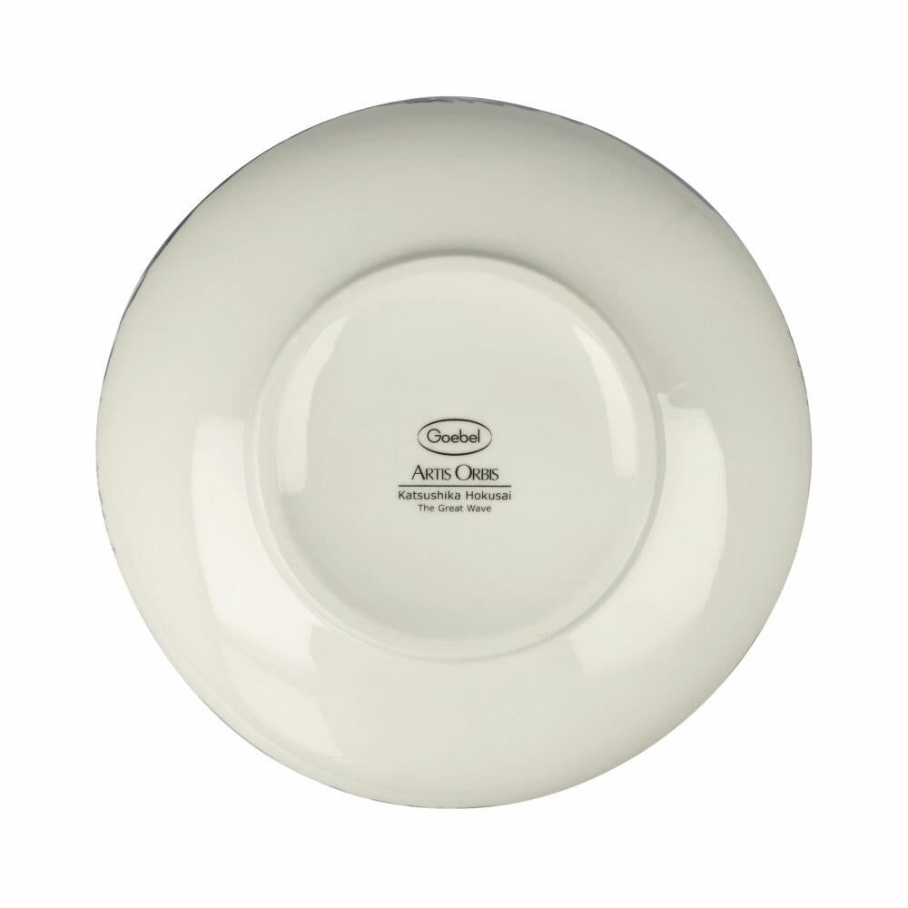 Goebel Vase Hokusai- Die Große Welle, Porzellan, Bunt, 16 cm, 67075111
