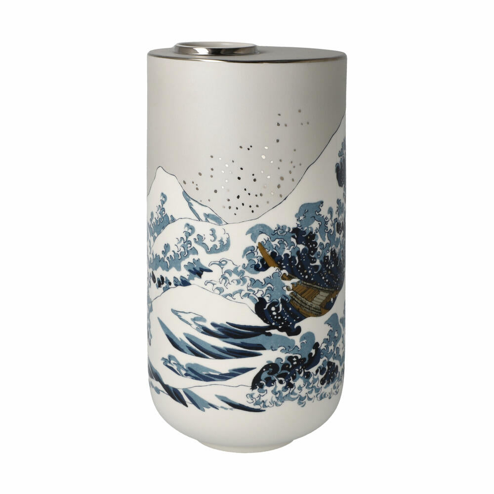 Goebel Vase Hokusai- Die Große Welle, Porzellan, Bunt, 25.5 cm, 67075121