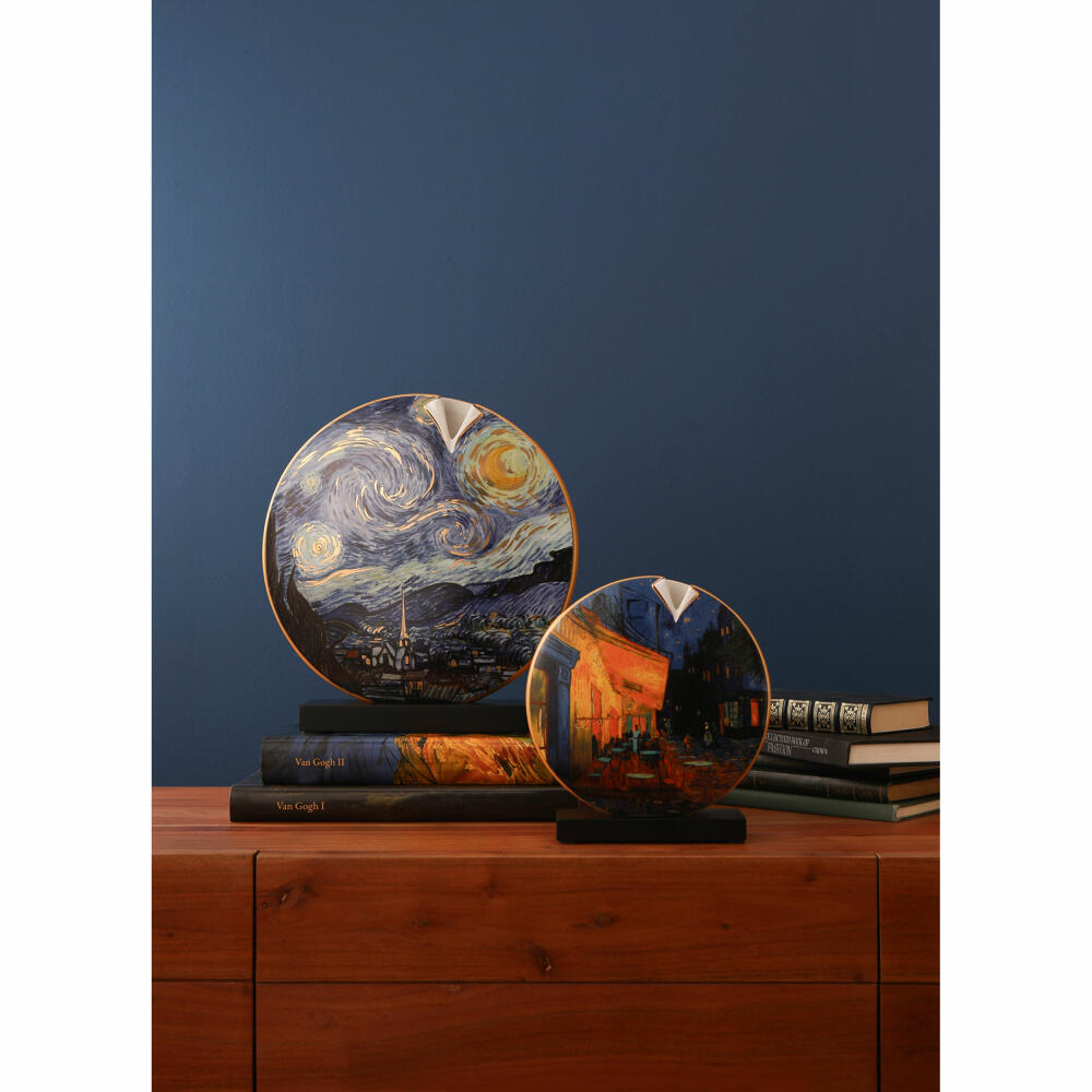 Goebel Vase Van Gogh - Café bei Nacht, Porzellan, Bunt, 22.5 cm, 67075131