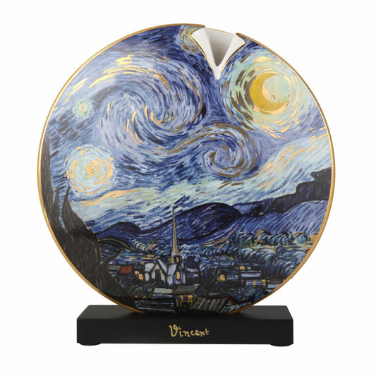 Goebel Vase Van Gogh - Sternennacht, Porzellan, Bunt, Limited Edition, 33.5 cm, 67075141