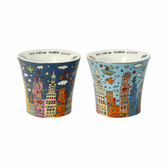 Goebel Eierbecher James Rizzi - My New York City, New Bone China, Bunt, 26103521
