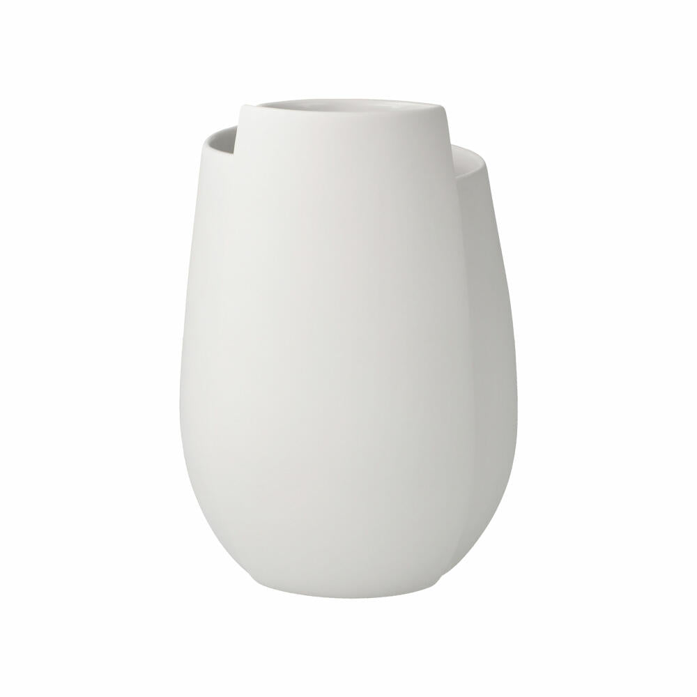 Goebel Vase Ova, Biskuit-Porzellan, Biskuit weiß, 16 cm, 14005801