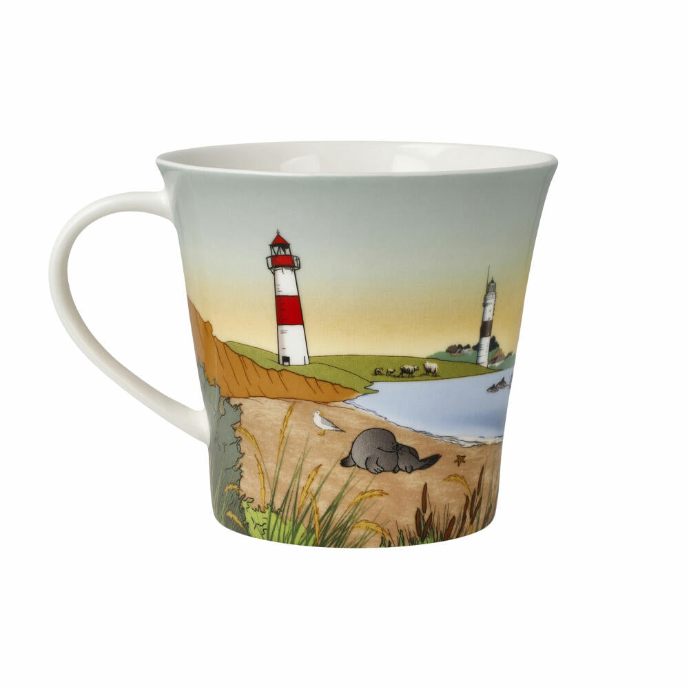 Goebel Coffee-/Tea Mug Sylt, Fine Bone China, Bunt, 350 ml, 23102271