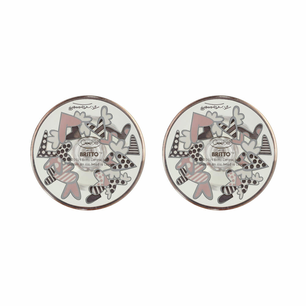 Goebel Sektglas Britto- All We Need Is Love, Glas, Bunt, Füllmenge 100 ml, 66453371