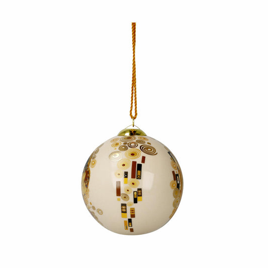 Goebel Christbaumkugel Gustav Klimt - Kuss, Porzellan, Bunt, 7.5 cm, 67075251