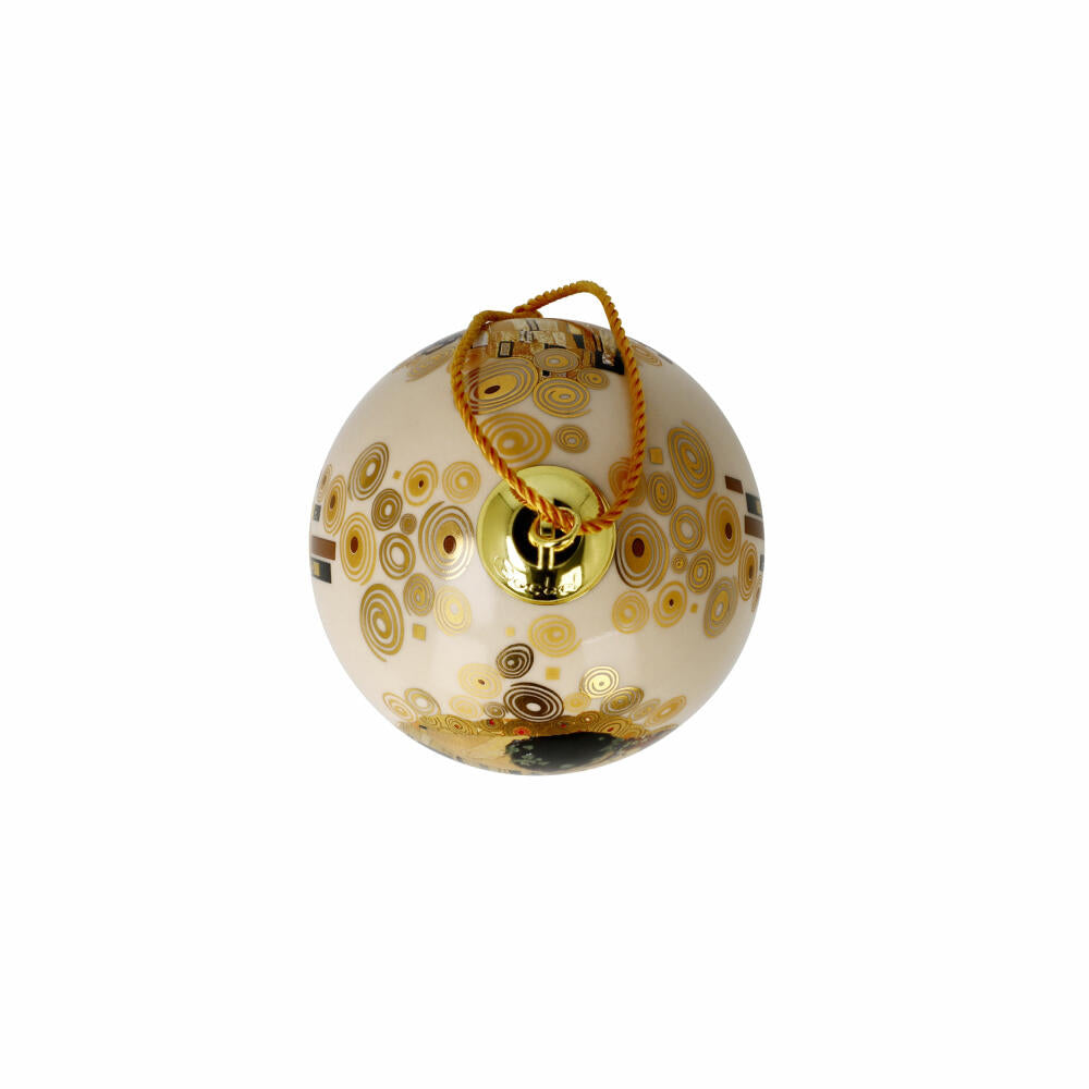 Goebel Christbaumkugel Gustav Klimt - Kuss, Porzellan, Bunt, 7.5 cm, 67075251