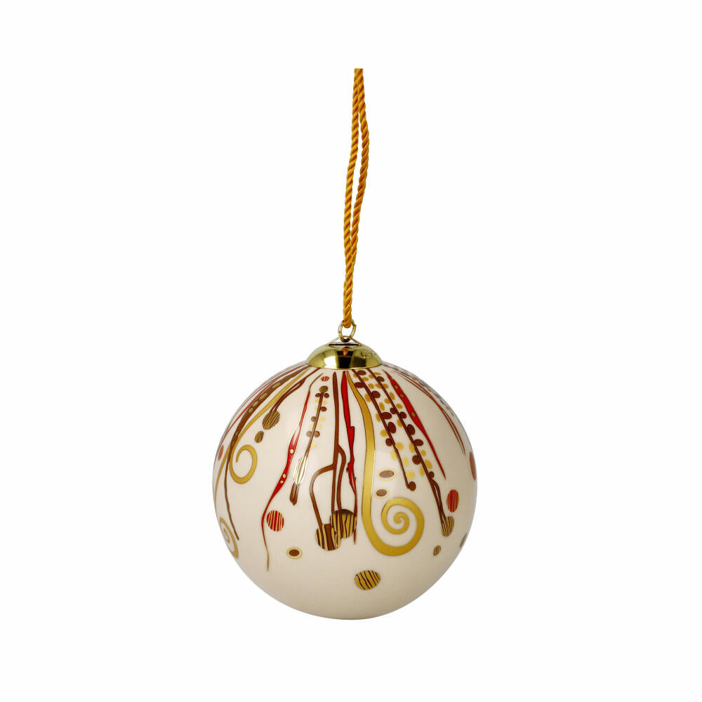 Goebel Christbaumkugel Gustav Klimt - Medizin, Porzellan, Bunt, 7.5 cm, 67075271
