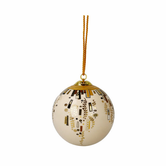 Goebel Christbaumkugel Gustav Klimt - Ornamente, Porzellan, Bunt, 7.5 cm, 67075281