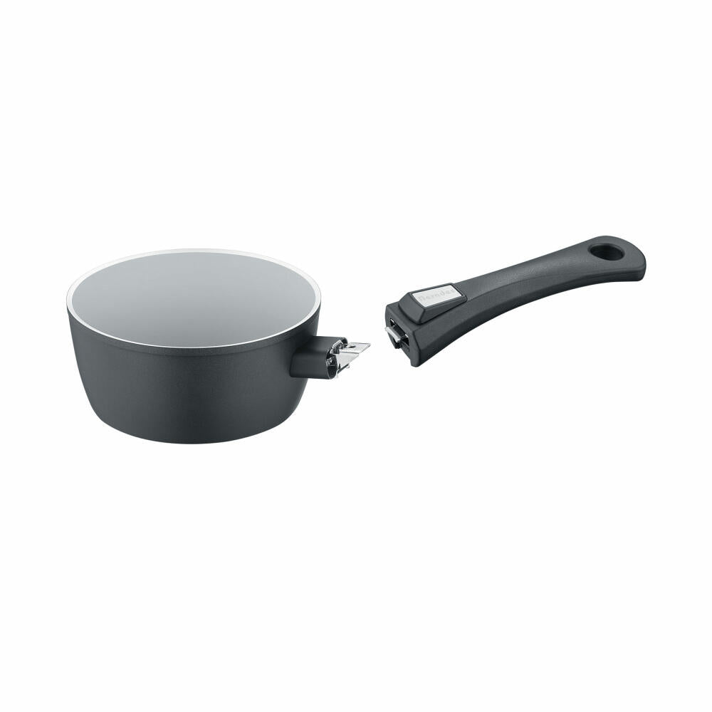 Berndes b.perfect saucepan, pot, cooking pot, suitable for induction, forged aluminum, black, Ø 16 cm, 0002570516