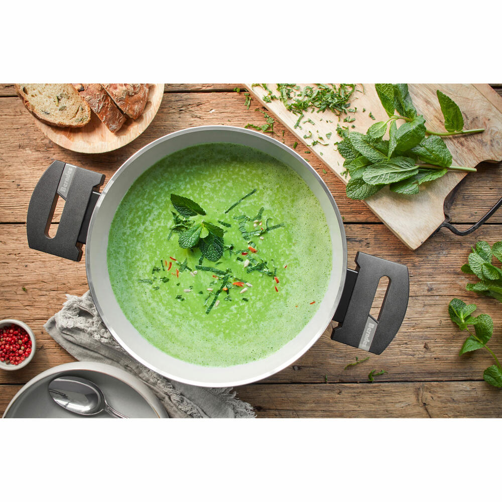 Berndes b.perfect Kochtopf, Topf, Schmortopf, Induktionsgeeignet, Aluminium geschmiedet, Schwarz, Ø 20 cm, 0002570720