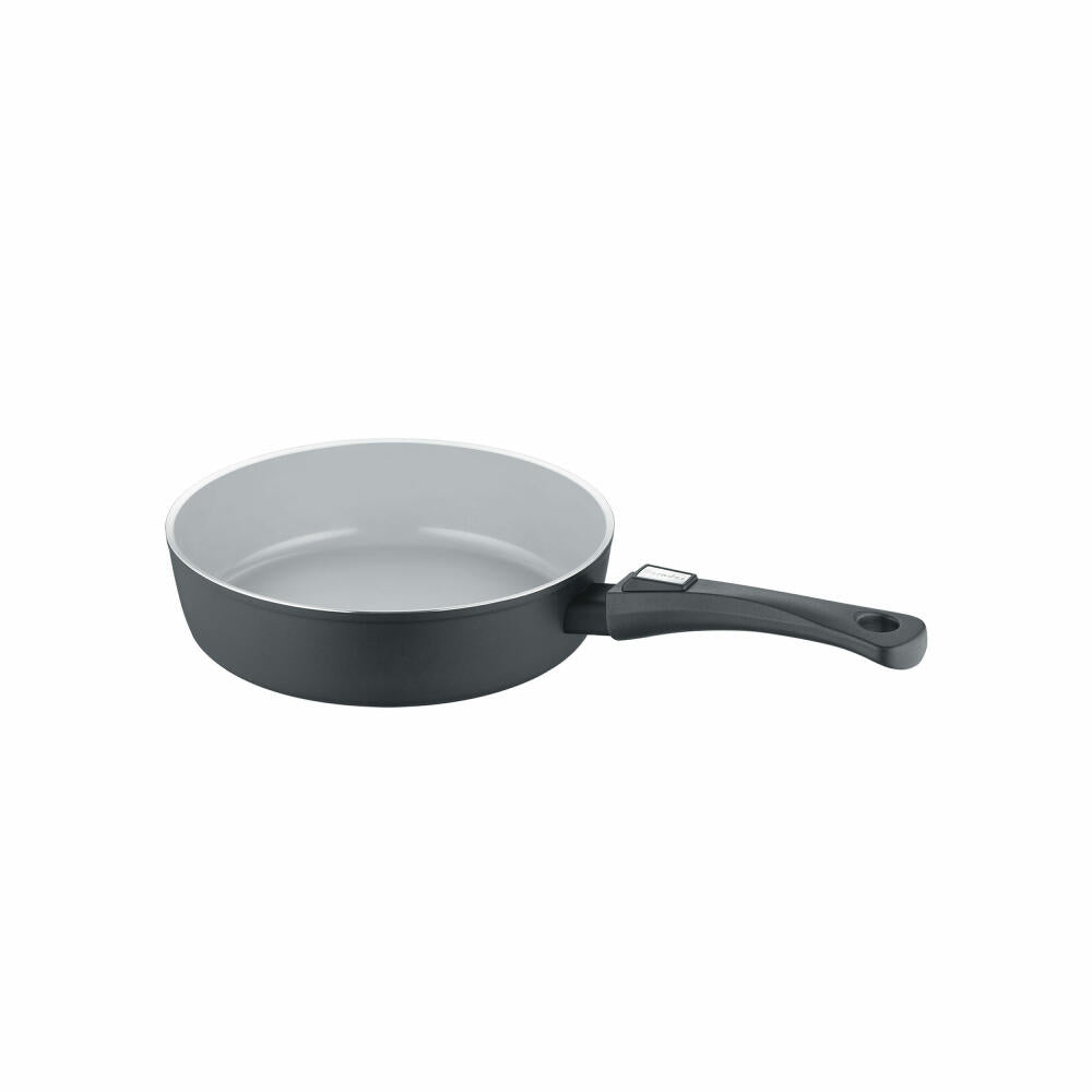 Berndes b.perfect sauté pan, pan, suitable for induction, forged aluminum, black, Ø 24 cm, 0002573224