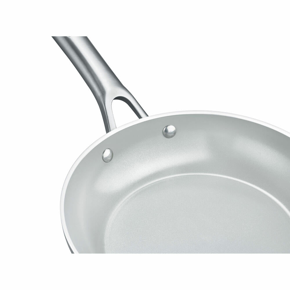 Berndes b.free veggie wok, wok pan, wok pan, suitable for induction, recycled aluminum, gray, Ø 28 cm, 0008634328