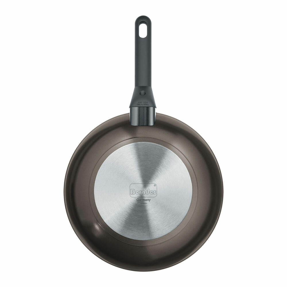 Berndes Veggie+ Induction frying pan, pan, suitable for induction, forged aluminum, brown, Ø 28 cm, 0001160128