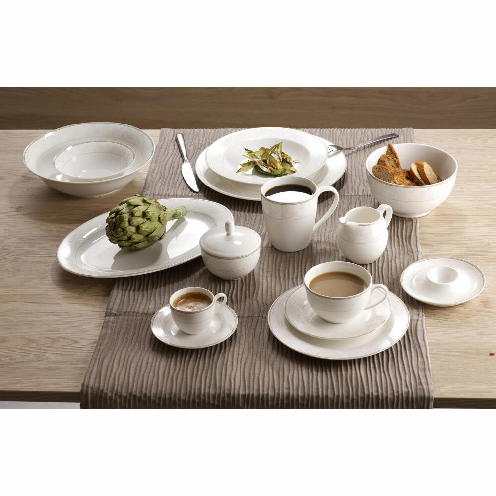 Ritzenhoff &amp; Breker Mug Isabella, Coffee Mug, Tea Cup, Coffee Cup, Porcelain, Beige, 350 ml, 46885