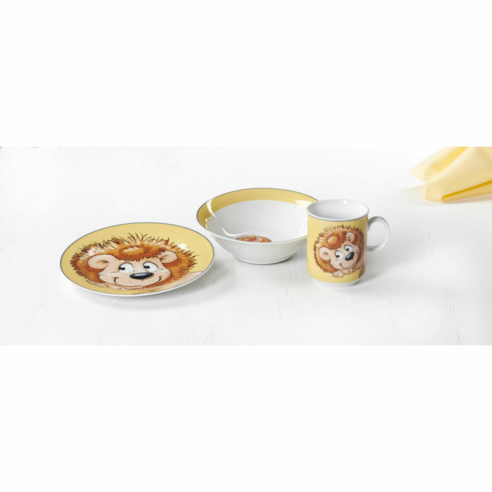 Ritzenhoff & Breker Happy Zoo Leo Kinder-Trink-Becher, Kinderbecher, Tasse, Kinder, Porzellan, 270 ml, 413199