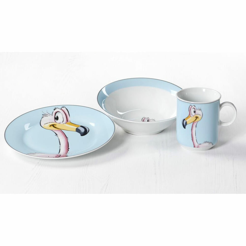 Ritzenhoff & Breker Happy Zoo Flo Kinder-Trink-Becher, Kinderbecher, Tasse, Kinder, Porzellan, 270 ml, 413359