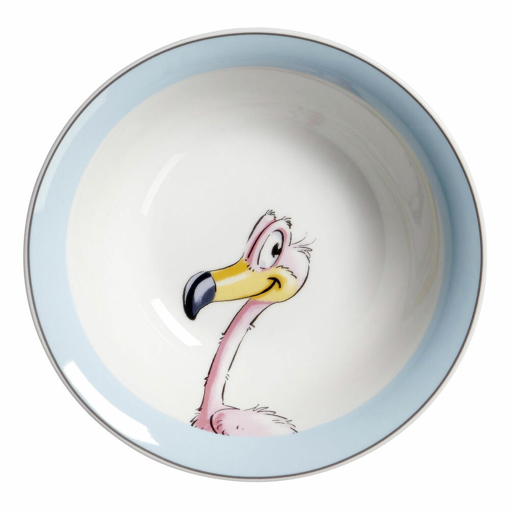 Ritzenhoff & Breker Happy Zoo Flo Müsli, Müslischale, Schale, Schüssel, Porzellan, Ø 16.5 cm, 413366