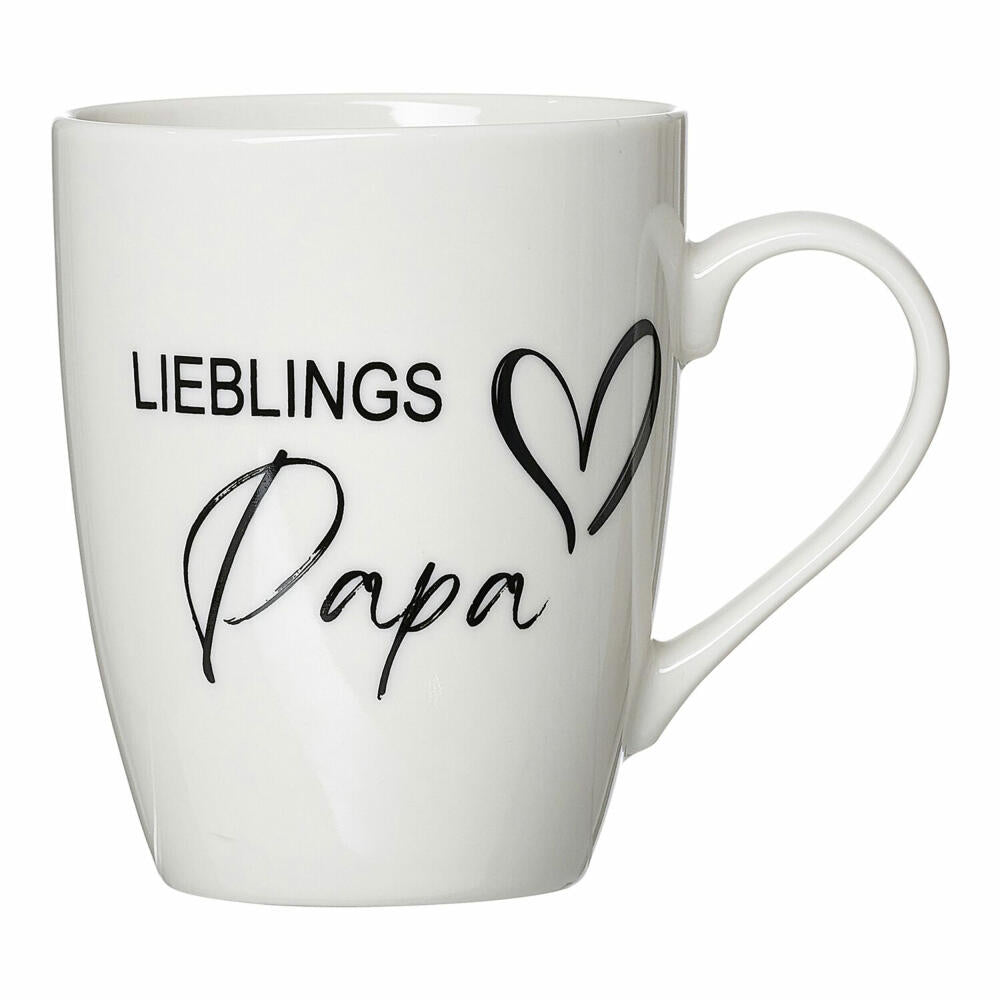 Ritzenhoff & Breker Papa Kaffeebecher, Kaffeetasse, Tasse, Becher, Porzellan, 310 ml, 413656