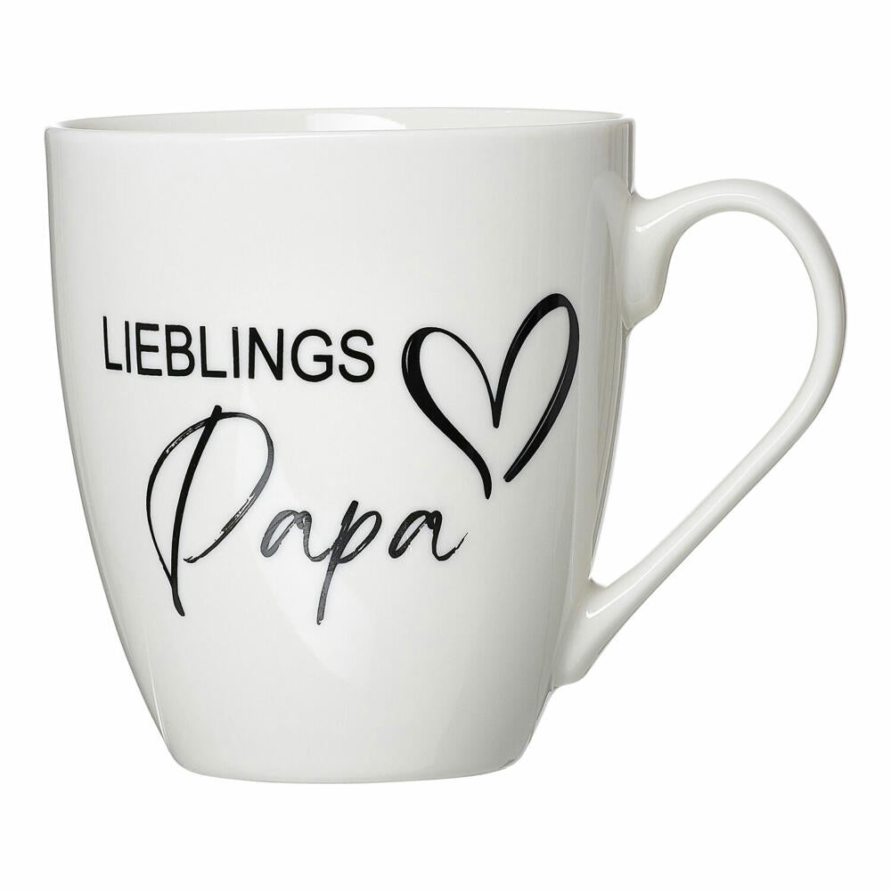 Ritzenhoff & Breker Papa Kaffeebecher, Kaffeetasse, Tasse, Becher, Porzellan, 590 ml, 413670