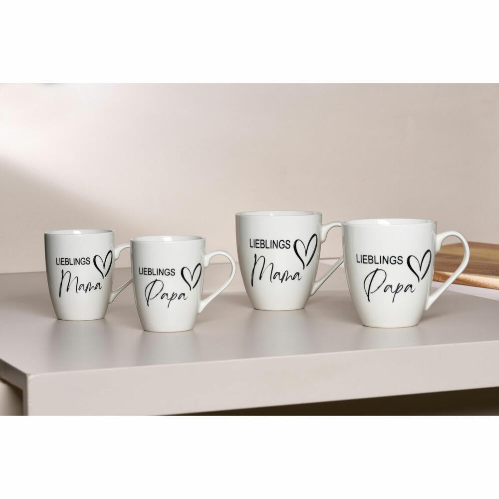 Ritzenhoff & Breker Papa Kaffeebecher, Kaffeetasse, Tasse, Becher, Porzellan, 590 ml, 413670