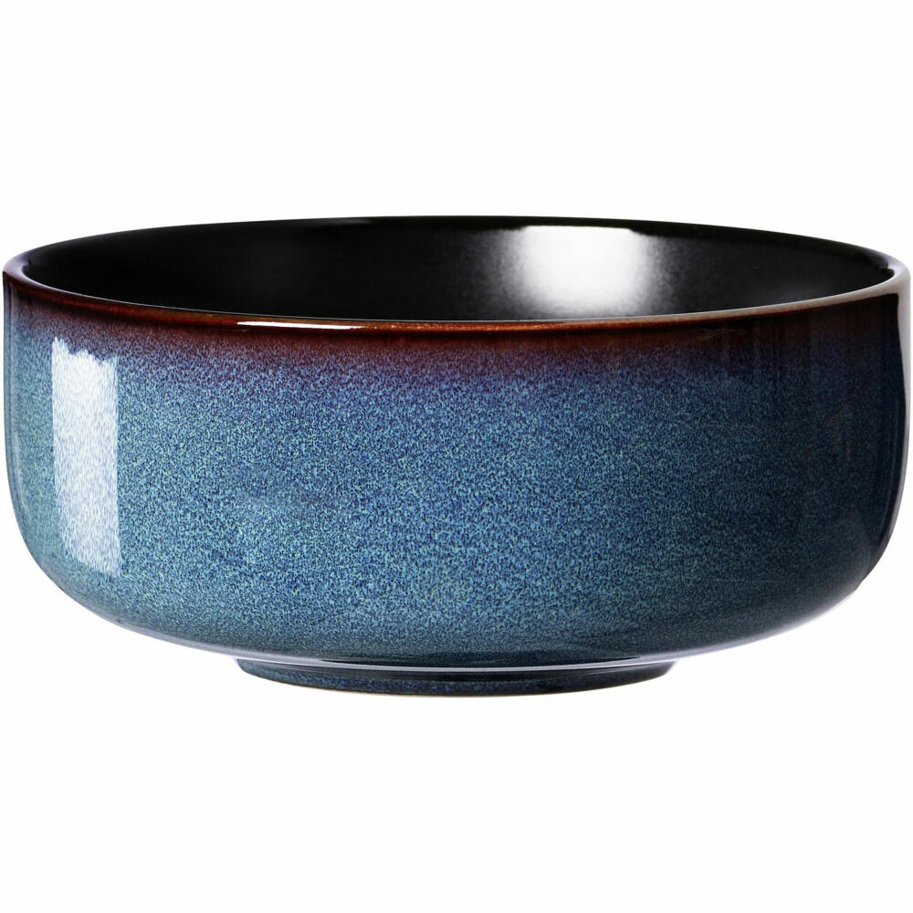 Ritzenhoff & Breker Bali Schale, Müslischale, Dessertschale, Schüssel, Steinzeug, Blau, Ø 14.5 cm, 418316