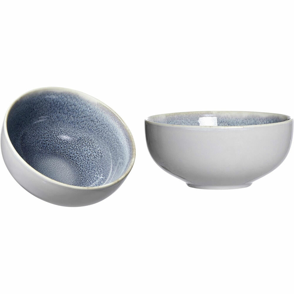 Ritzenhoff & Breker Skagen Schale, Müslischale, Dessertschale, Schüssel, Porzellan, Grau / Stone, Ø 15 cm, 420173