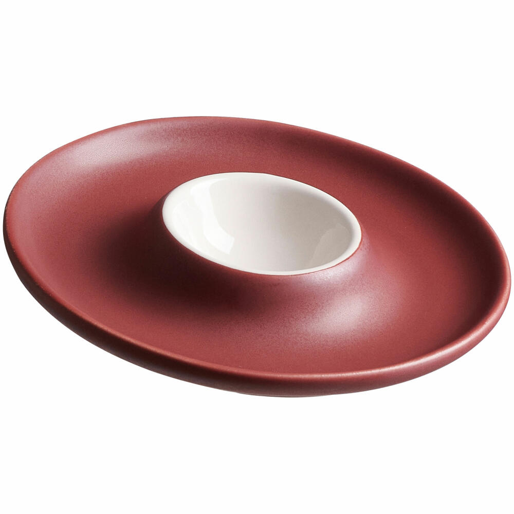 Ritzenhoff &amp; Breker egg plate Jasper, egg cup, egg holder, stoneware, Berry, 420418