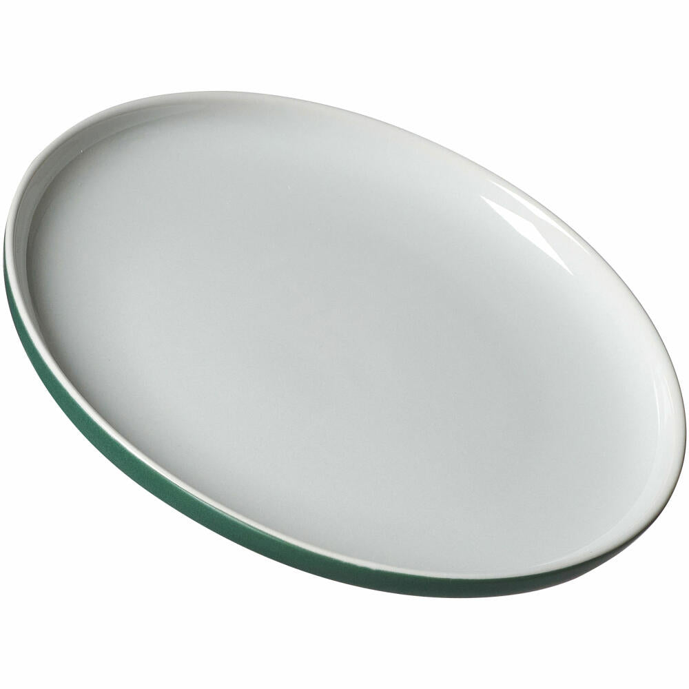 Ritzenhoff &amp; Breker Plate Jasper, Breakfast Plate, Cake Plate, Plate, Stoneware, Green, Ø 19 cm, 420562