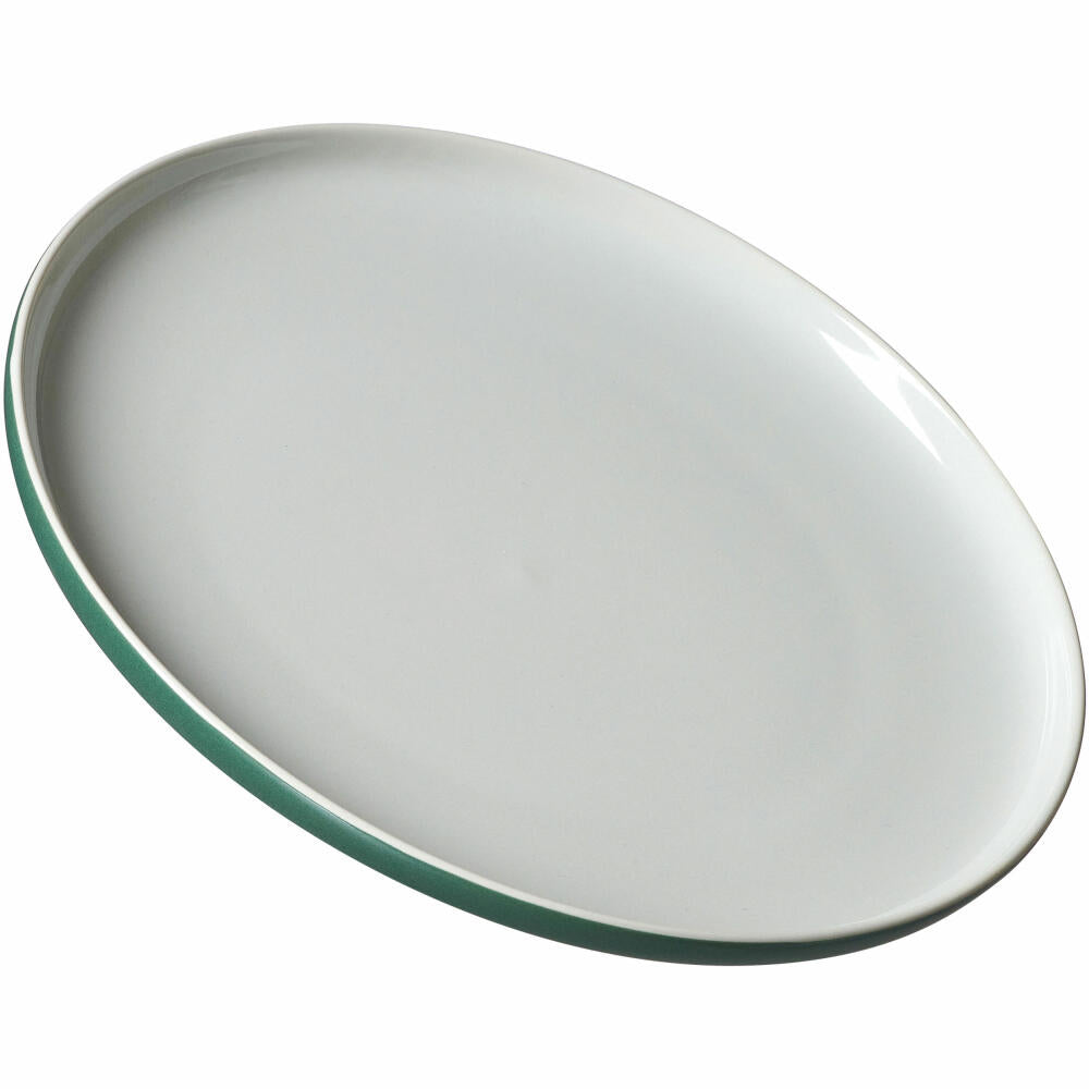 Ritzenhoff &amp; Breker Flat Plate Jasper, Dinner Plate, Stoneware, Green, Ø 26 cm, 420579