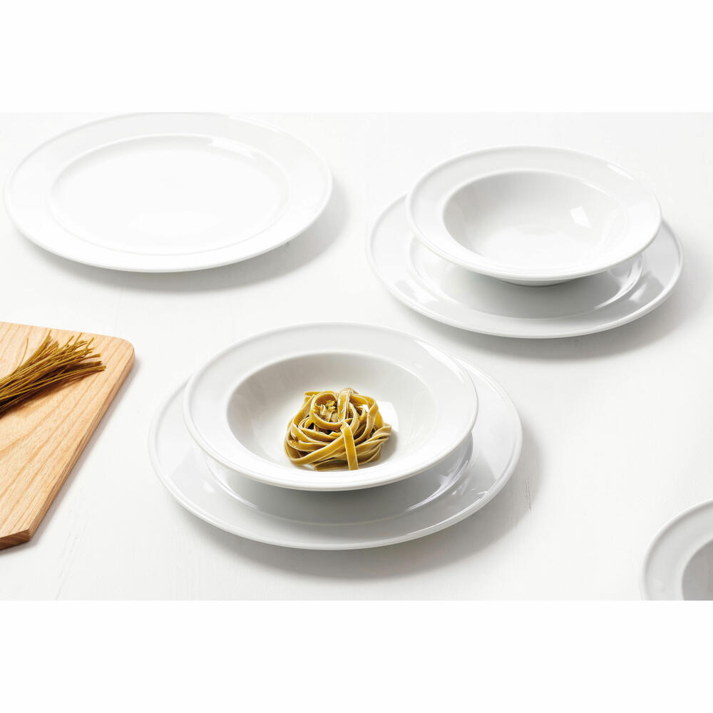 Ritzenhoff &amp; Breker table set Simple, 8-piece, table service, tableware set, service, porcelain, white, 420838