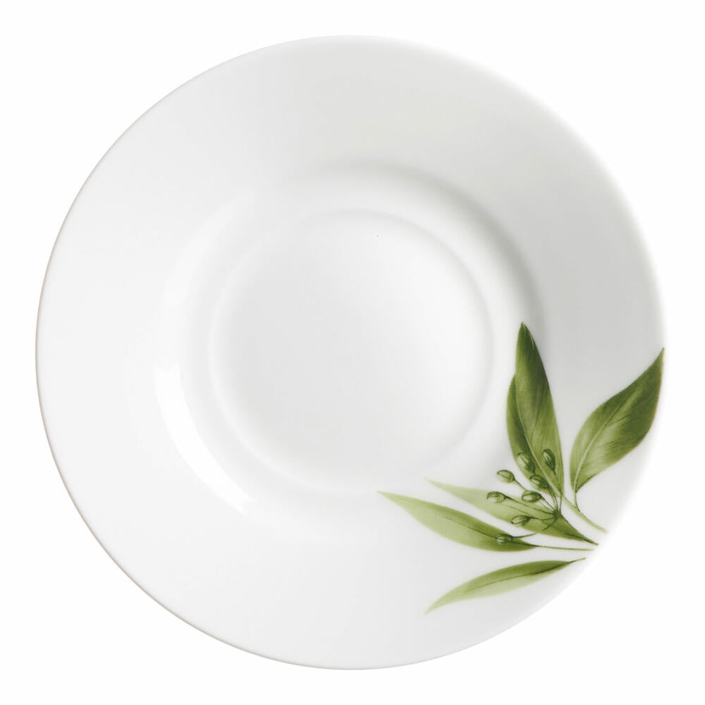 Ritzenhoff &amp; Breker coffee saucer Evora, coffee saucer, underplate, coaster, porcelain, white, Ø 15 cm, 422498