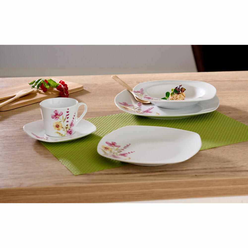 Ritzenhoff & Breker Malve Tafelservice, 12-tlg., Geschirrset, Service, Porzellan, Weiß, 422719