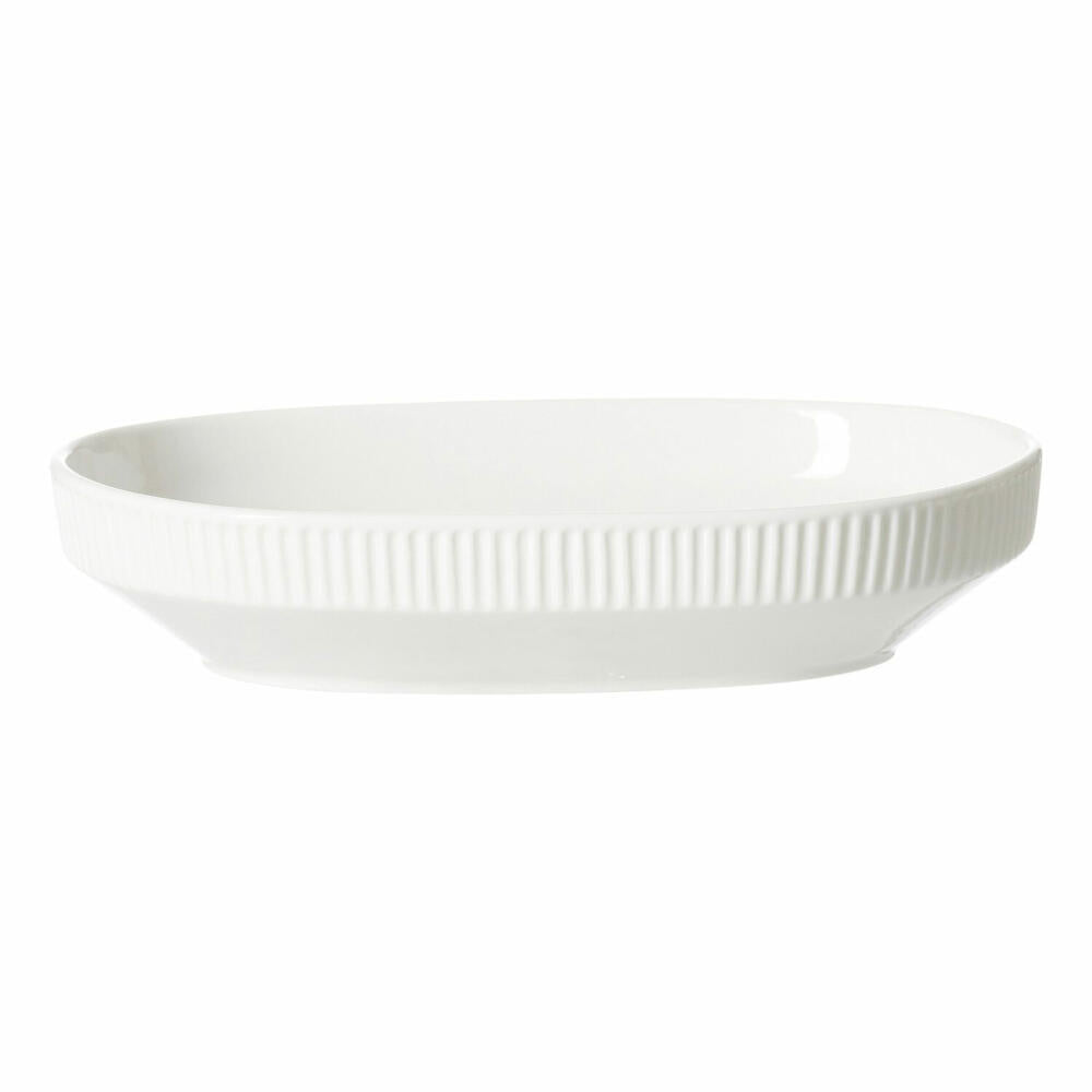 Ritzenhoff &amp; Breker Kelly Bowl Flat, Bowl, Serving Bowl, Porcelain, White, 18 x 13 cm, 428179