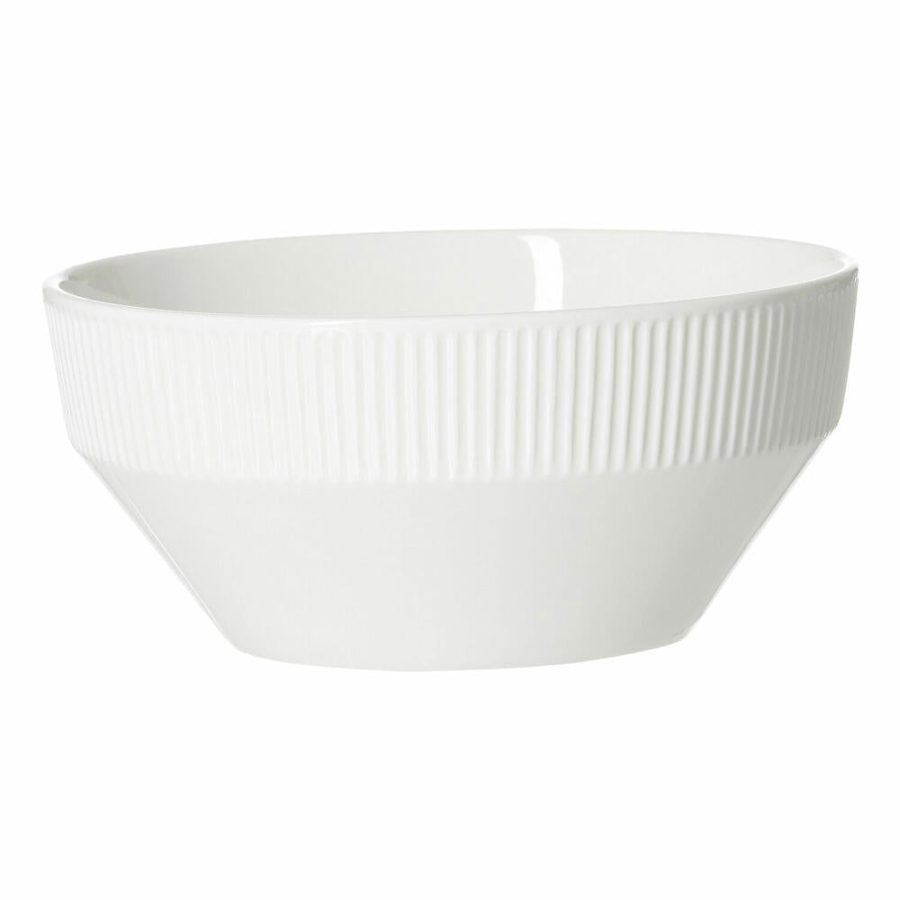 Ritzenhoff & Breker Kelly Schale, Schüssel, Salatschüssel, Servierschale, Porzellan, Weiß, Ø 23 cm, 428216