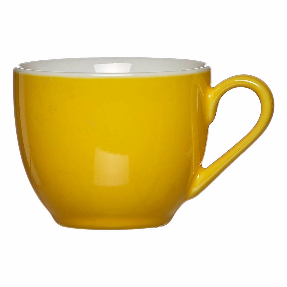 Ritzenhoff & Breker Doppio Espresso Obere, Obertasse, Ober Tasse, Geschirr, Porzellan, Sonnengelb, 6 cm, 565119