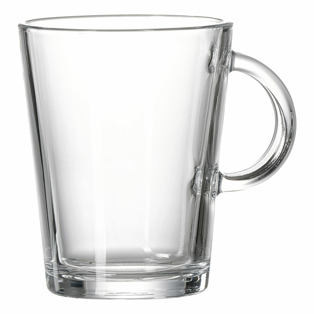 Ritzenhoff &amp; Breker handle glass Coredo, mug with handle, drinking glass, handle mug, glass, clear, 290 ml, 677348