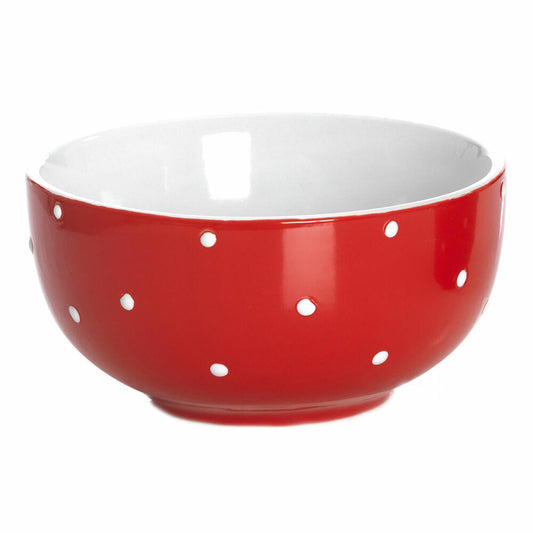 Ritzenhoff &amp; Breker Pinto cereal bowl, bowl, dessert bowl, ceramic, red, Ø 13 cm, 739077