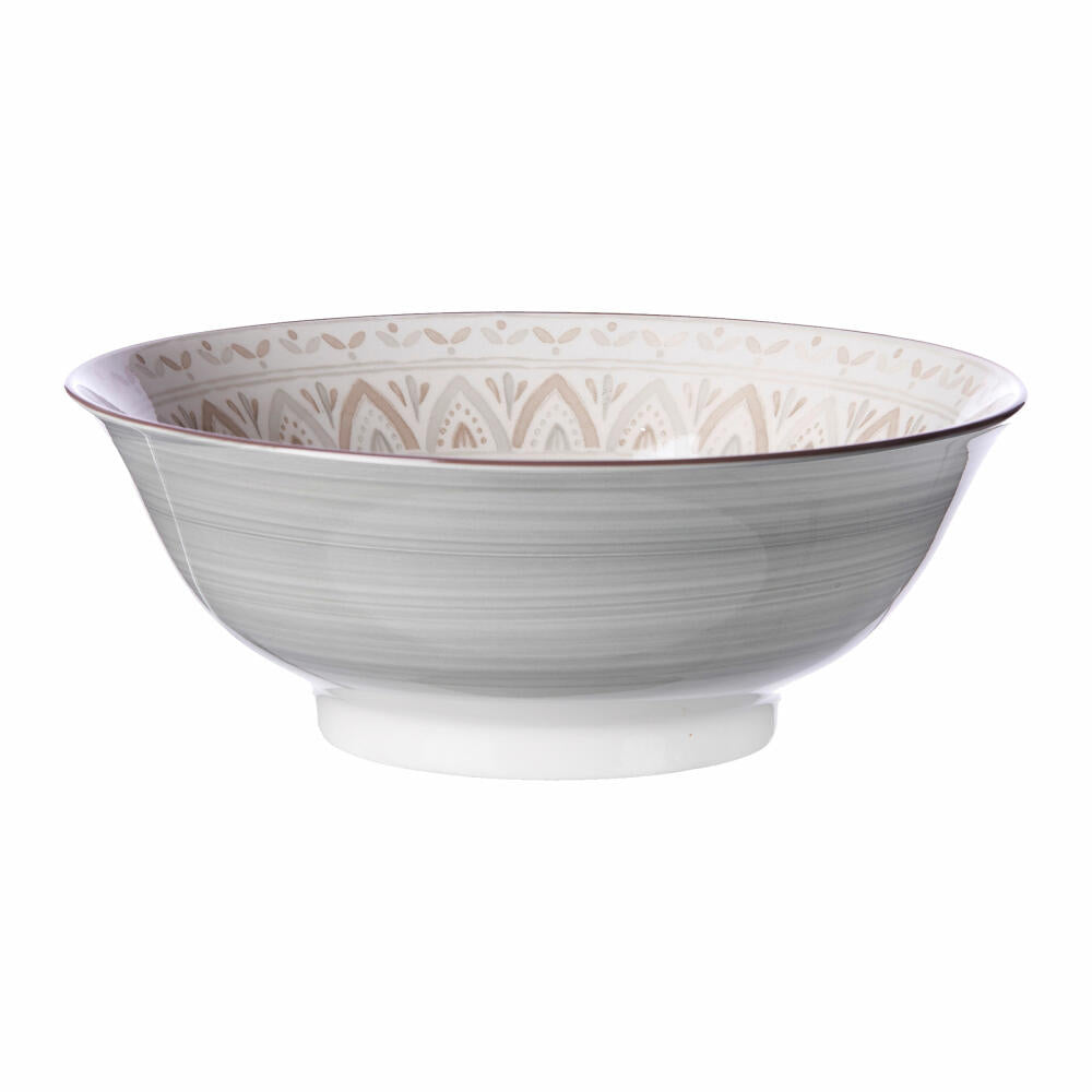 Ritzenhoff &amp; Breker Valencia bowl, bowl, breakfast, ceramic, grey, white, 21 cm, 745108